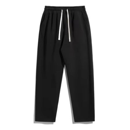 Unisex nan lässige Straight‑Leg Jogginghose mit elastischem Komfortbund, kontrastierendem Kordelzug und seitlichen Eingrifftaschen EB