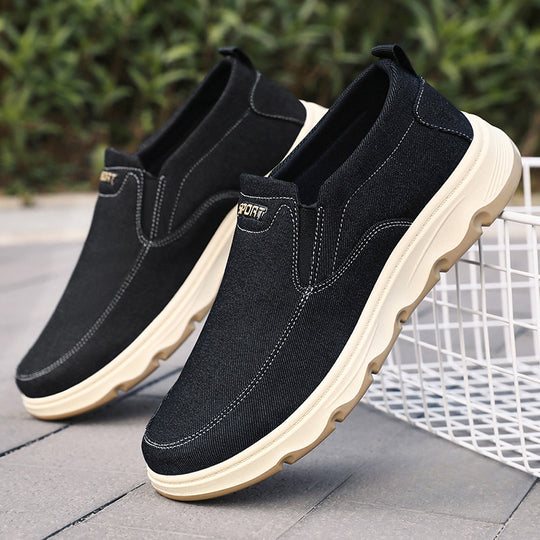 Damen Bequeme Slip-On Freizeitschuhe mit elastischem Obermaterial EB