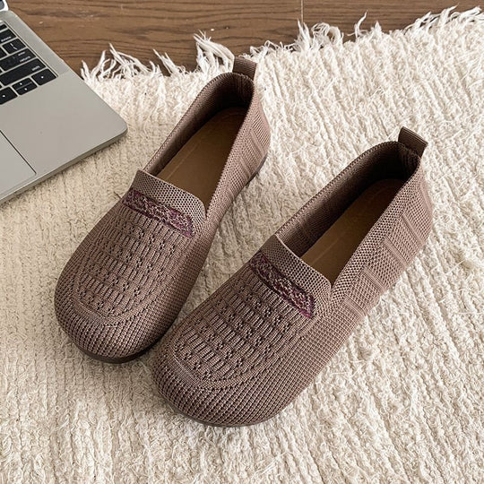Damen Atmungsaktive Slip-On Schuhe mit flexiblem Design EB