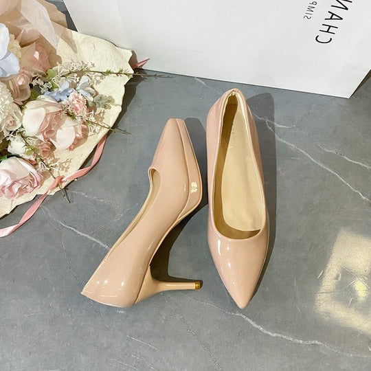 Damen elegante spitze Pumps EB