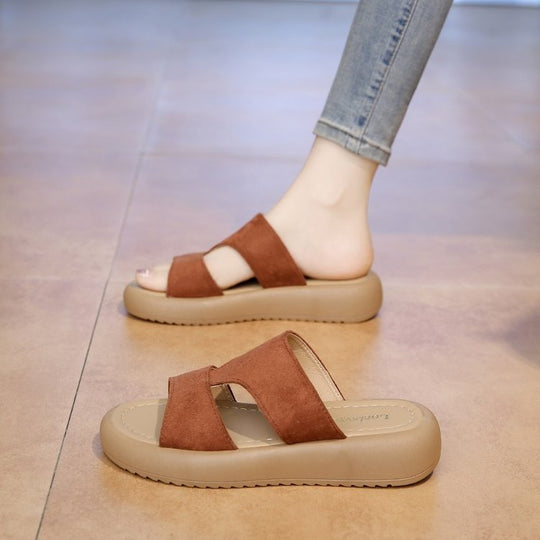 Damen Trendige Riemensandalen mit Komfort-Fußbett EB