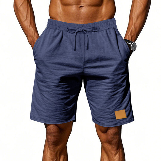 Herren nan Kordelzug-Bermuda aus weichem Baumwollmix mit elastischem Bund und Seitentaschen EB