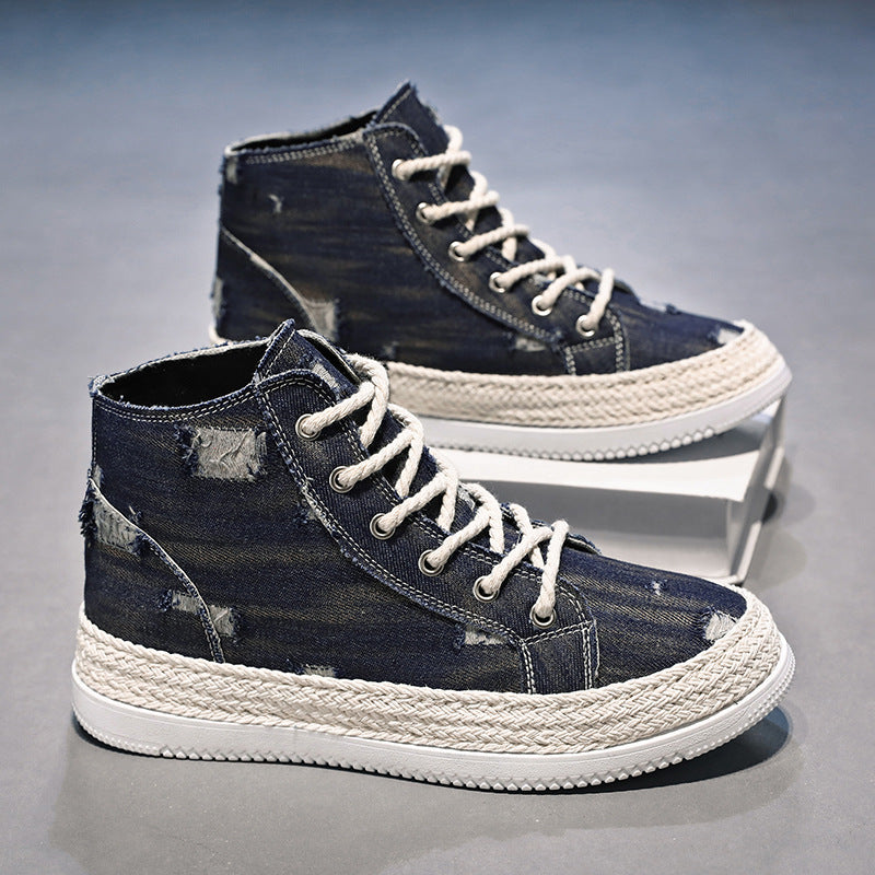 Herren Modische High-Top Sneakers im urbanen Design EB
