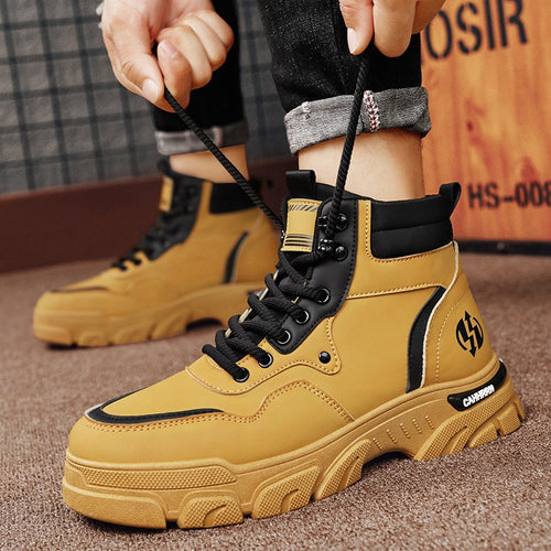 Damen Sportliche High-Top Sneakers mit rutschfester Sohle und trendigem Design EB