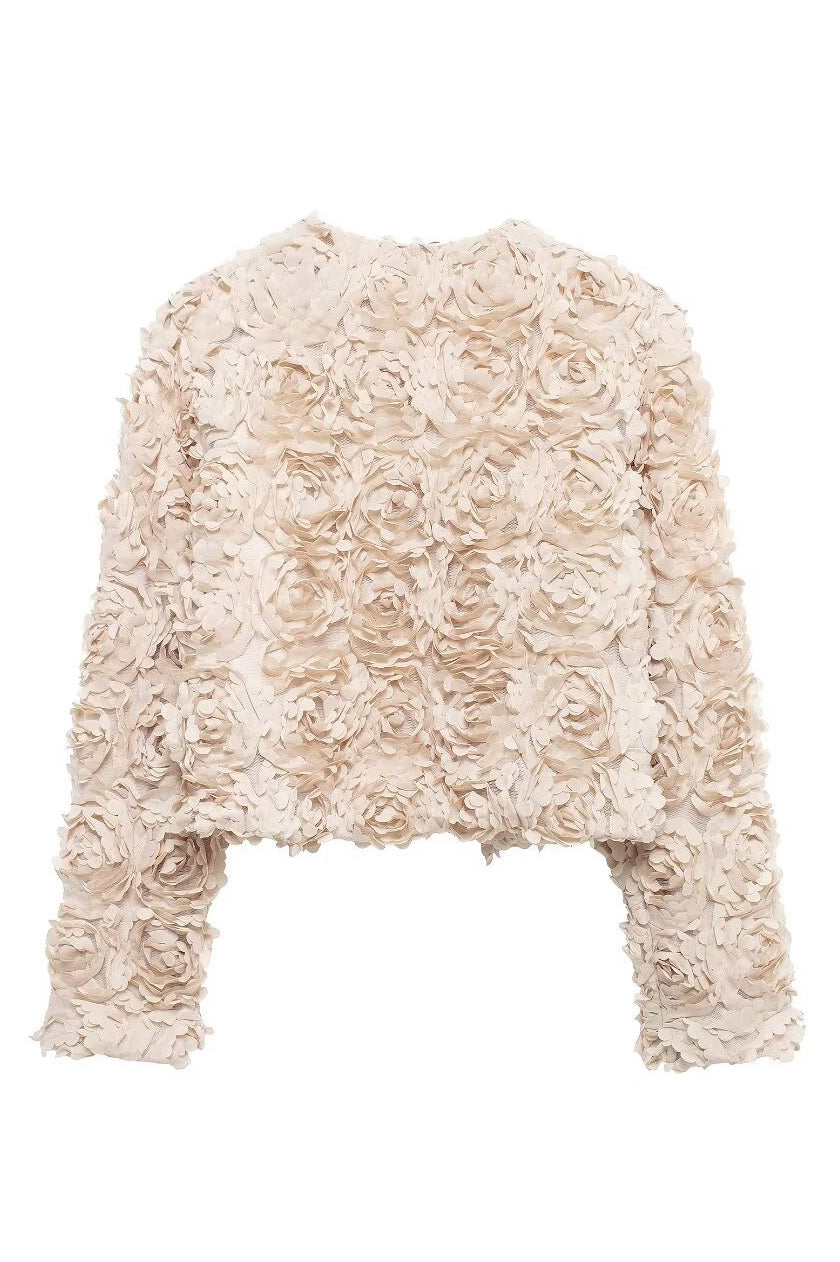 EB | Floral Applikation Kurzjacke