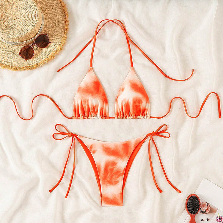 Damen Triangel-Bikini mit verstellbaren Trägern EB