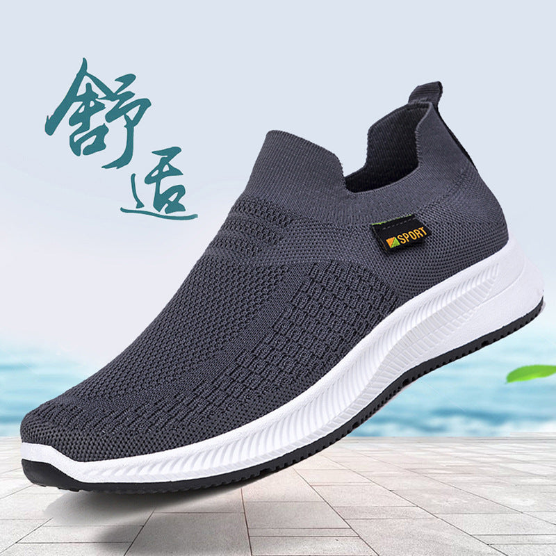 Damen Sportliche Sneaker mit elastischem Strickobermaterial EB