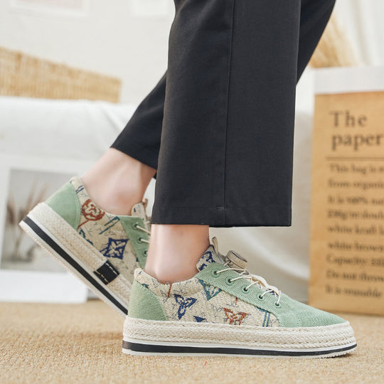 Damen modische Canvas Sneakers mit einzigartigem Design und Komfort EB