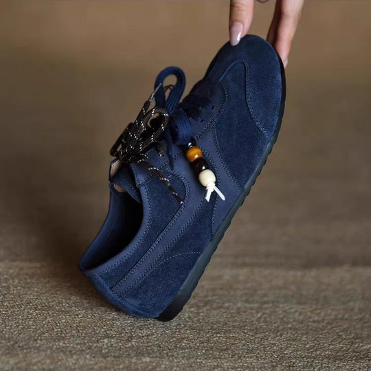 Damen Sportliche Schnürschuhe mit dekorativen Elementen EB