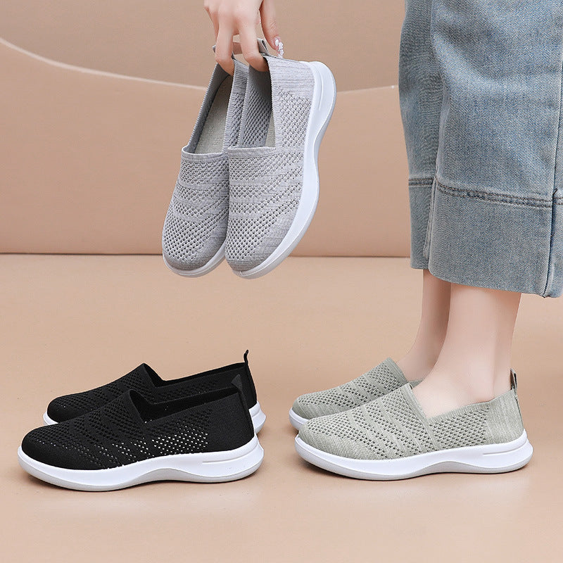 Damen Atmungsaktive Slip-On Sneakers EB
