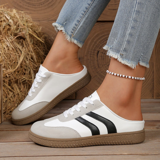 Damen lässige Slipper mit sportlichem Design EB