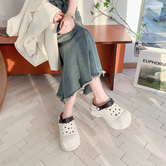 Damen modische Wasserclogs mit rutschfestem Design und verstellbarem Riemen EB