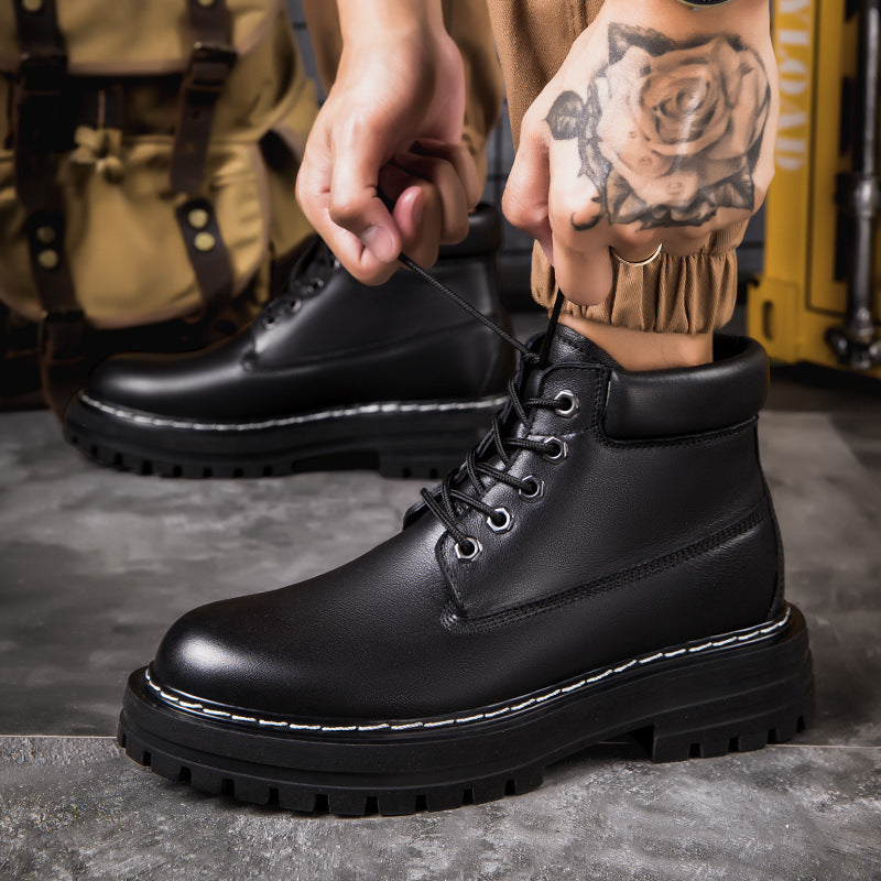 Damen robuste Schnürboots mit rutschfester Profilsohle und atmungsaktivem Obermaterial EB