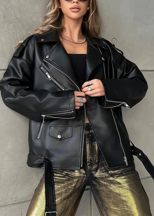 EB | Kunstleder Bikerjacke