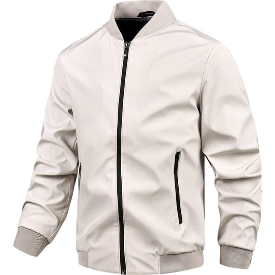 Herren moderne Bomberjacke mit elastischem Bündchen und praktischen Taschen EB