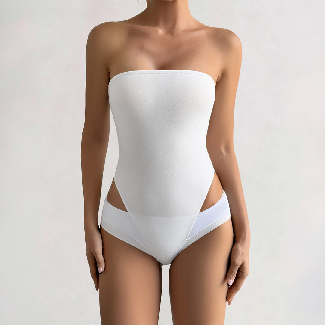Damen Bandeau-Bodysuit aus elastischem Material mit figurfreundlichem Schnitt EB