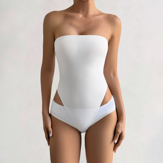 Damen Bandeau-Bodysuit aus elastischem Material mit figurfreundlichem Schnitt EB