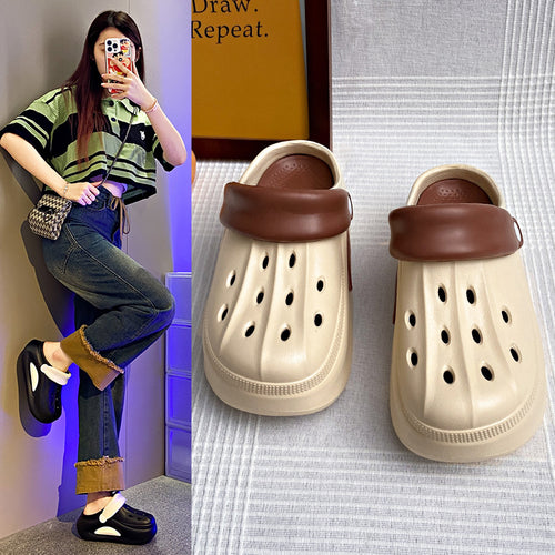 Damen Bequeme und luftige Freizeitclogs mit ergonomischem Design EB