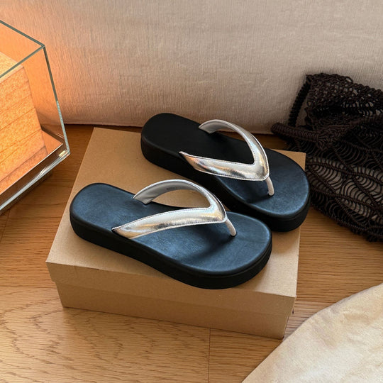 Damen Komfortable Zehentrenner-Sandalen mit ergonomischer Sohle EB