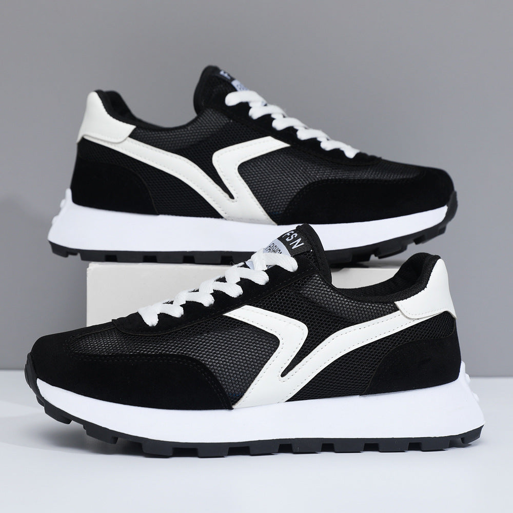 Damen Sportliche Sneaker mit atmungsaktivem Netzmaterial von EB