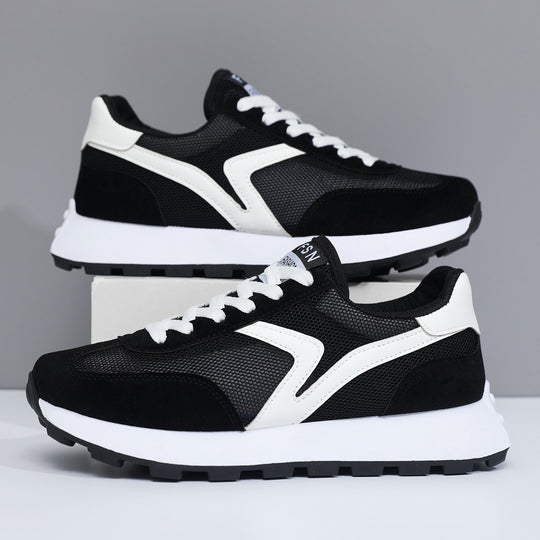 Damen Sportliche Sneaker mit atmungsaktivem Netzmaterial von EB