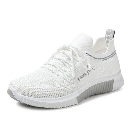 Damen Sportliche Freizeitsneaker mit atmungsaktivem Mesh-Obermaterial und Dämpfungssystem EB
