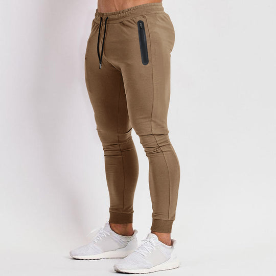 Herren Slim-Fit Jogginghose mit praktischen Reißverschlusstaschen EB