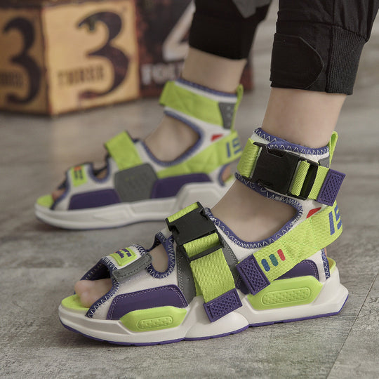 Damen Verstellbare Sport-Sandalen mit flexibler Sohle und atmungsaktiven Eigenschaften EB