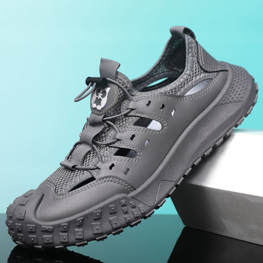 Damen Sportliche Wassersandalen mit rutschfester Gummisohle und atmungsaktivem Obermaterial EB