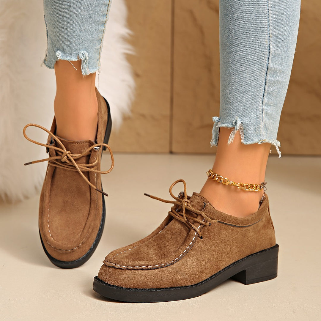 Damen Mokassins mit stilvollem Design und eleganter Nahtführung EB