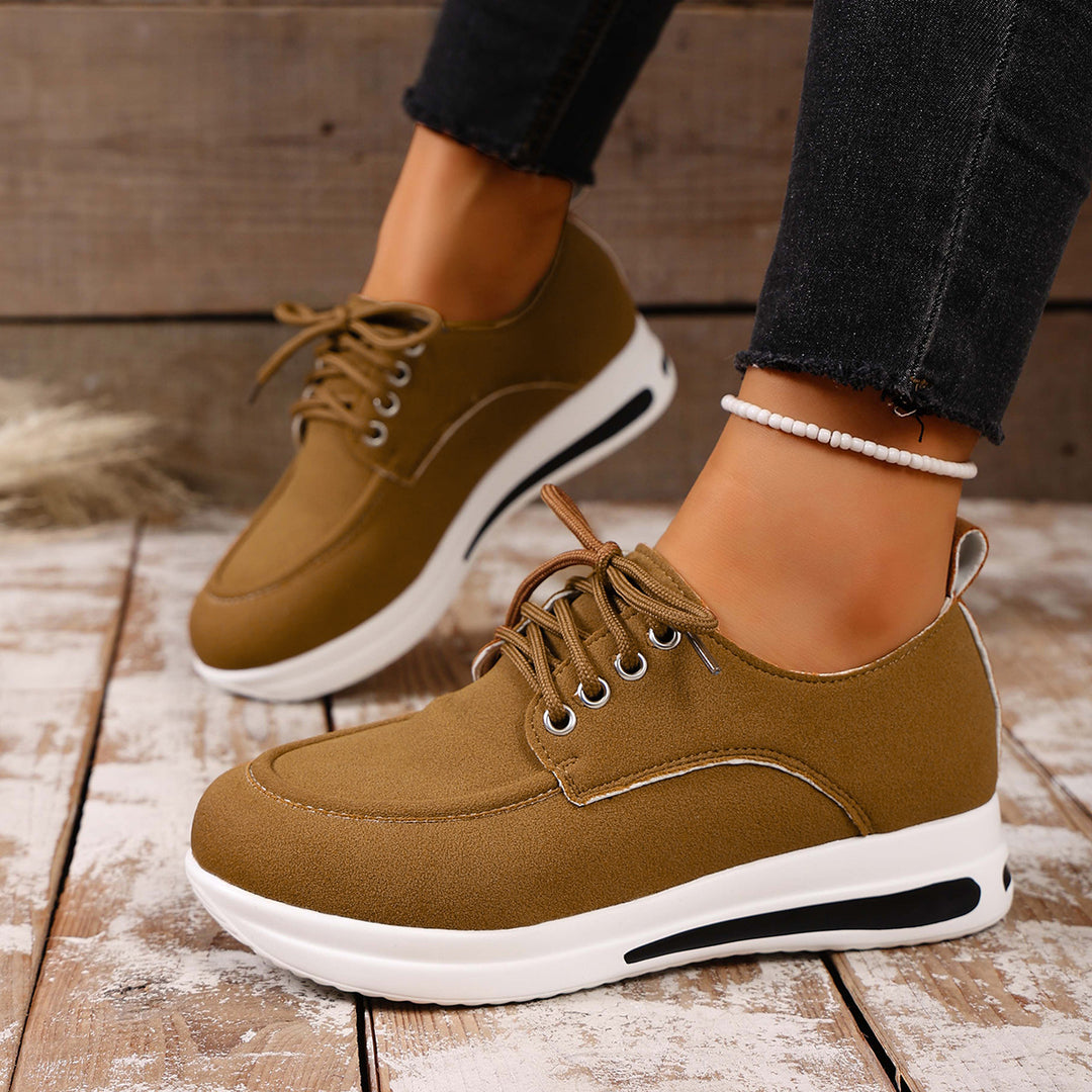 Damen Komfortable Sneaker mit dämpfender Sohle EB