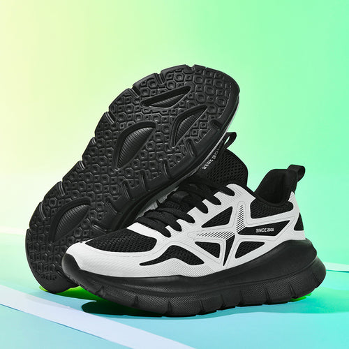 Damen Sportliche Laufschuhe mit atmungsaktiver Oberflächenstruktur und dämpfender Sohle EB
