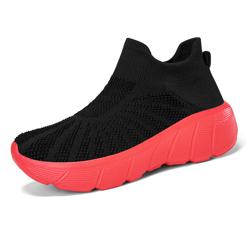 Damen Atmungsaktive Strick-Sneaker mit flexiblem Sohlenprofil EB