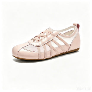 Damen Slip-On Ballerinas mit flexiblem Riemchendesign EB