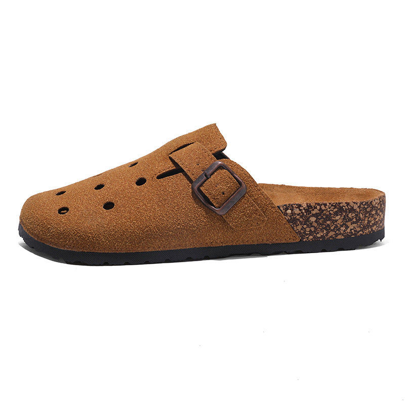 Damen Komfortable Clogs mit verstellbarem Riemen und atmungsaktiver Oberflächenstruktur EB