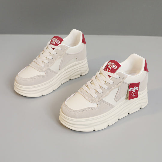 Damen Sportliche Chunky Sneakers mit dämpfendem Sohlenprofil und modischem Design EB