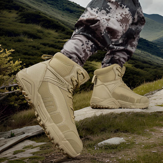 Herren hochwertige taktische Stiefel mit strapazierfähigem Obermaterial EB