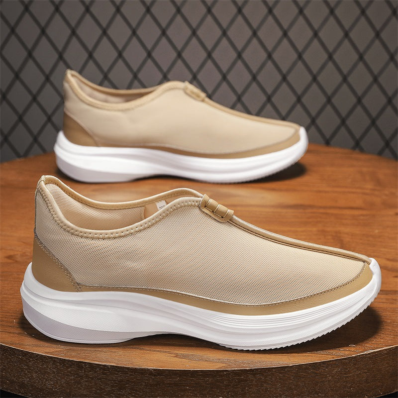 Damen Slip-On Sportschuhe mit atmungsaktivem Mesh und dämpfender Gummisohle EB