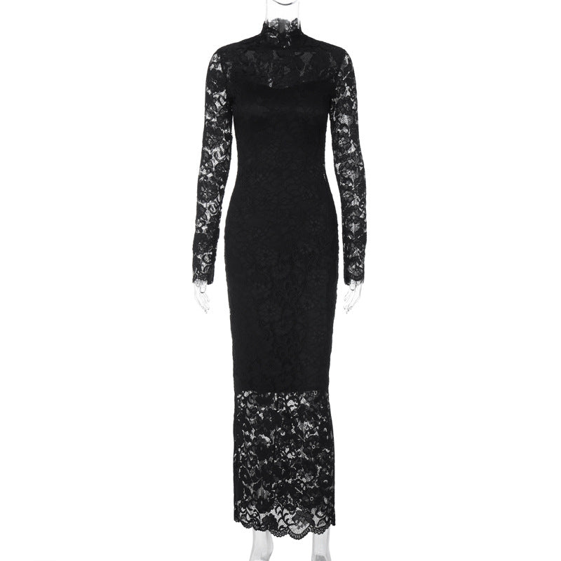 Damen Spitzenkleid EB