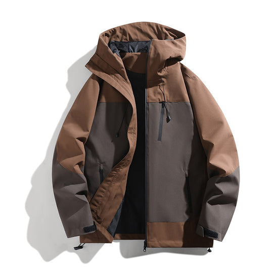 Damen technische Allwetterjacke mit vielseitigem Kapuzendesign und verstellbaren Belüftungsöffnungen EB