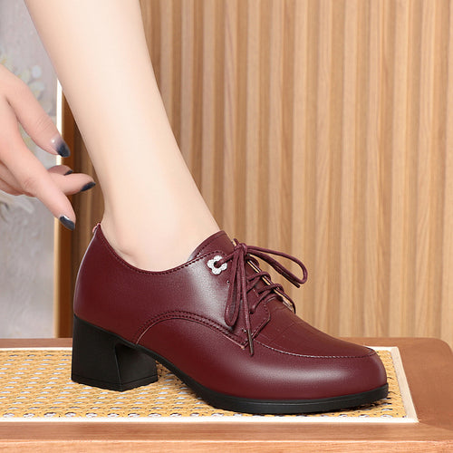 Damen Elegante Schnürschuhe mit modischem Kettendetail EB