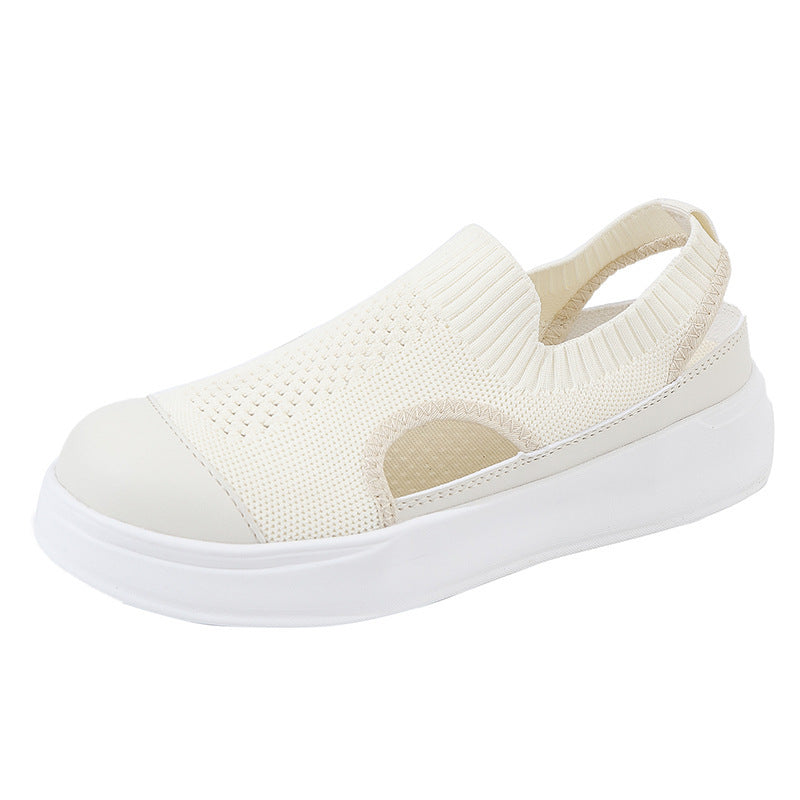 Damen Atmungsaktive Freizeitschuhe mit elastischem Schaft und rutschfester Sohle EB