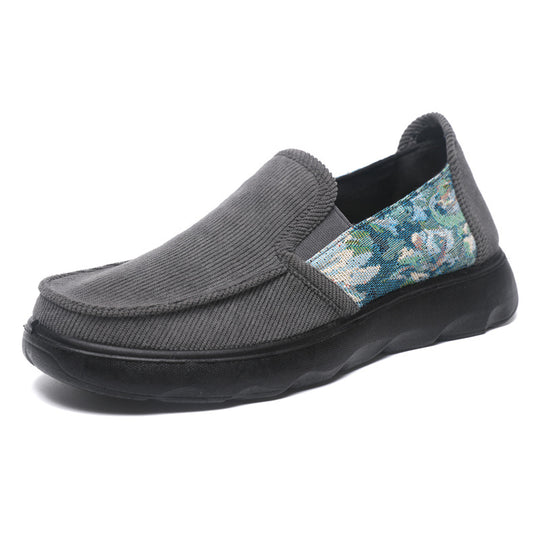 Damen Elegante Slip-On Freizeitschuhe mit atmungsaktivem Obermaterial und rutschfester Sohle EB
