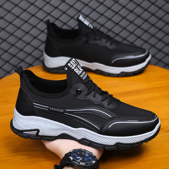 Damen Sportliche High-Performance Sneakers mit atmungsaktivem Obermaterial und stoßdämpfender Sohle EB