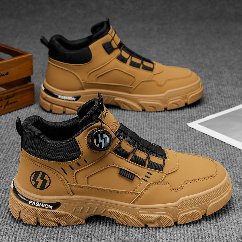 Damen Modische High-Top Sneakers mit innovativem Schnürsystem EB
