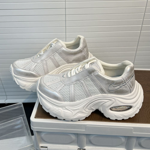 Damen Trendige Plateau Sneakers EB