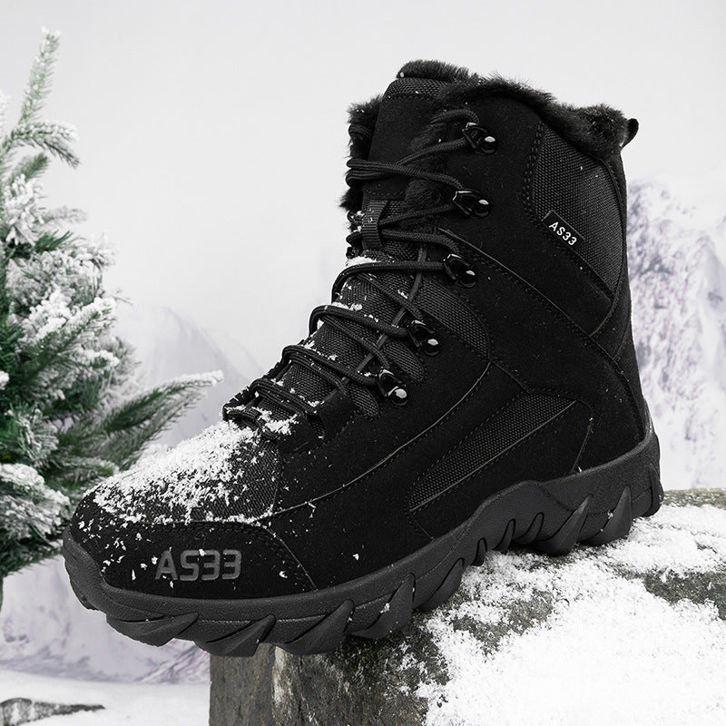 Herren isolierte Winterstiefel mit rutschfester Sohle und warmem Innenfutter EB