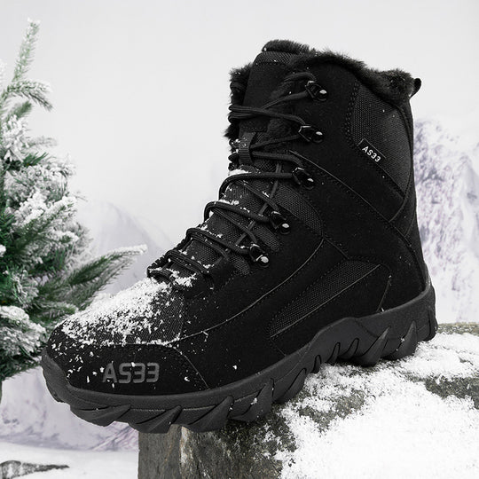 Herren isolierte Winterstiefel mit rutschfester Sohle und warmem Innenfutter EB