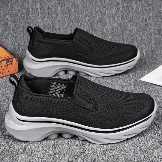 Damen Atmungsaktive Slip-On Sneakers mit flexiblem Sohlenkomfort EB