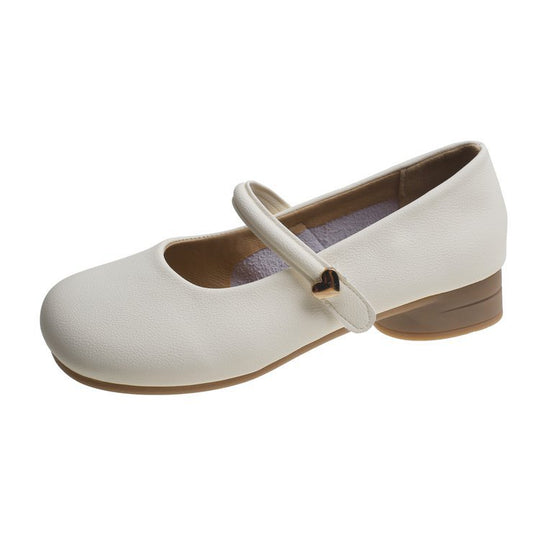 Damen Ballerina-Schuhe mit verstellbarem Riemchen und komfortablem Fußbett EB